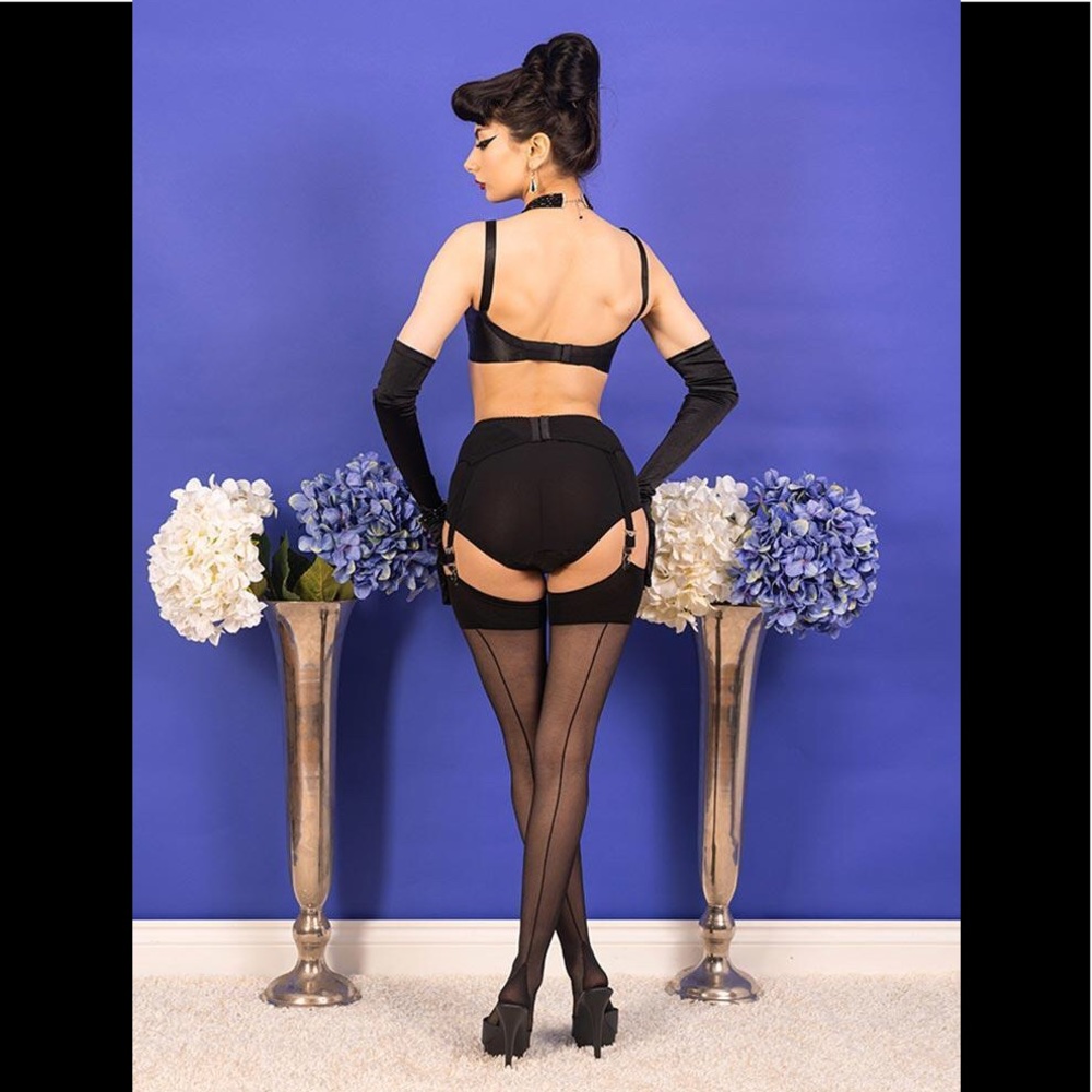 What Katie Did Retro Seamed Stockings 2-pack
